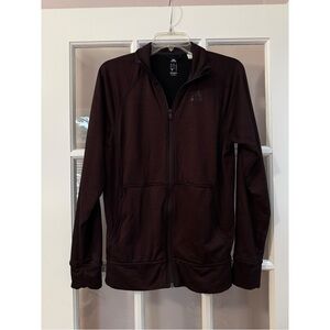 Adidas Maroon Climawarm Full Zip Jacket